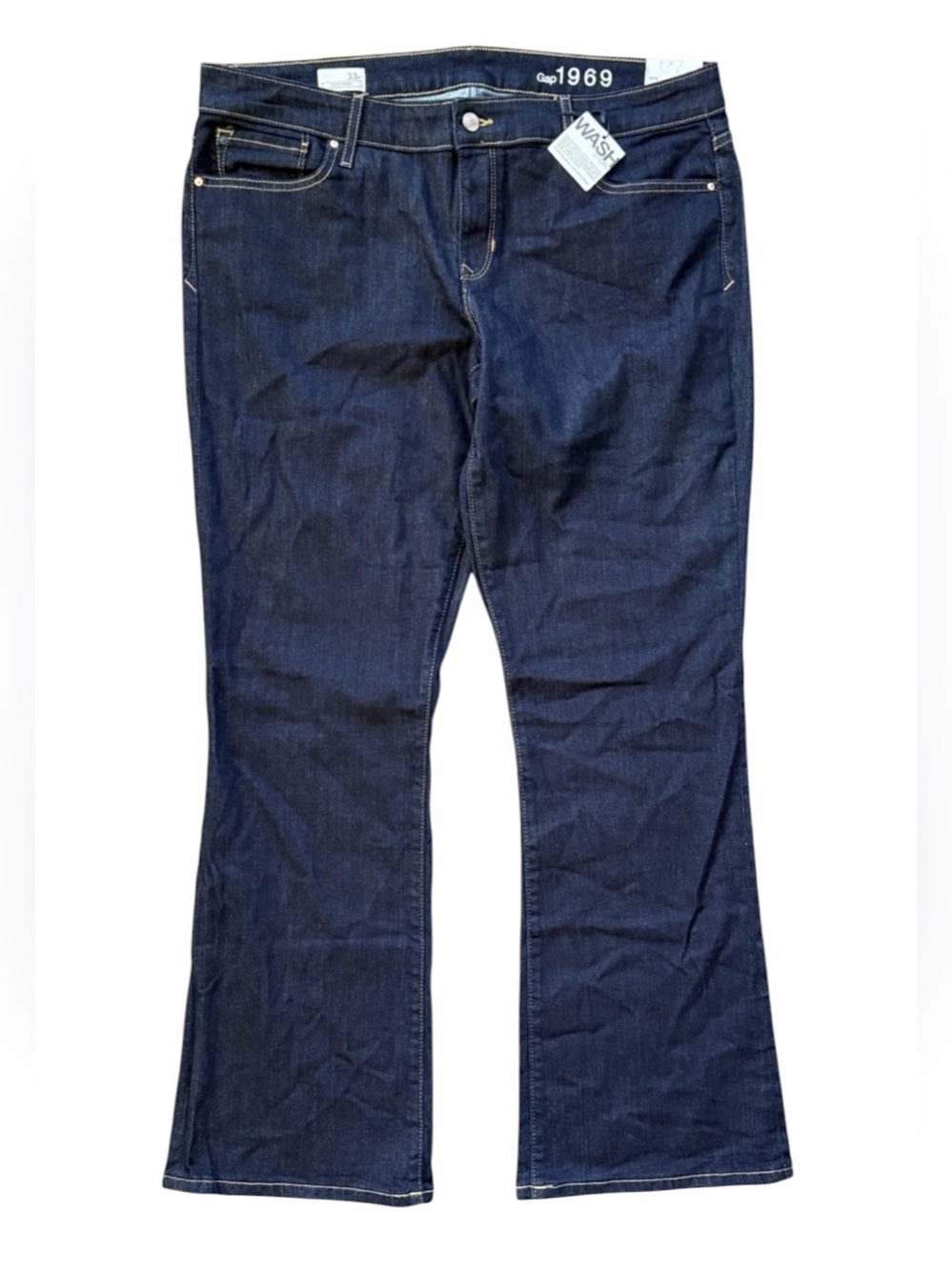 Gap 1969 Women's Sexy Boot Low Rise Stretch Dark Wash Denim Jeans Size
33r